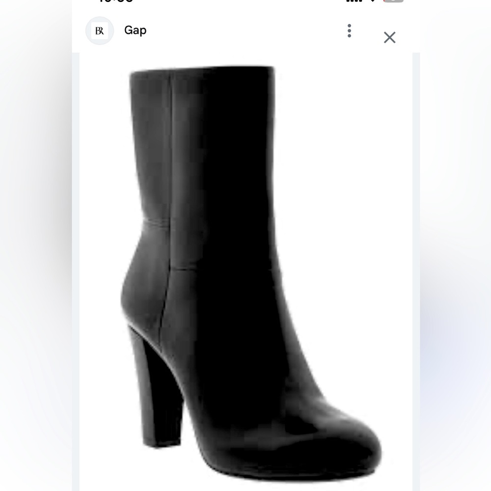 Banana Republic Lissy black mid-calf boot in size 9.